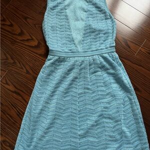 Missoni Dress Elegant Blue Sleeveless Dress